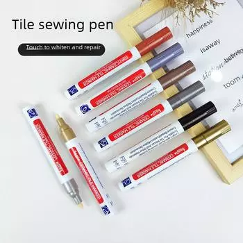 Карандаш для заделки швов — удаление пятен, изменение цвета, водонепроницаемость и защита от плесени для плитки на полу в кухне и ванной бежевый
