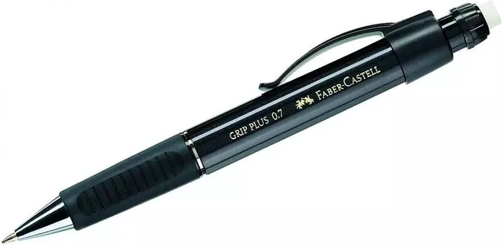 Карандаш Faber-Castell Grip Plus 0,7 мм черный [оригинальный японский продукт] чёрный
