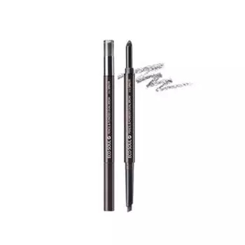 Карандаш и пудра для бровей Saem Eco Soul Dual Brow, оттенок 03 темно-серый, 1 шт.