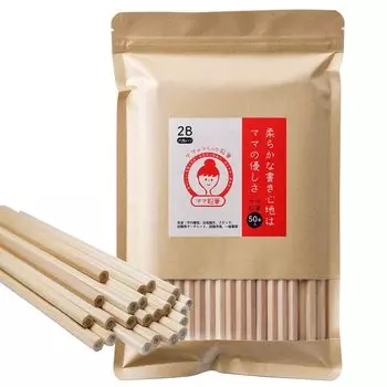 Карандаш Mama Pencil 2B 50 шт. Нежный натуральный деревянный карандаш, изготовленный Gentle Sharpening Entrance для учеников начальной школы (гладкий) Мама,