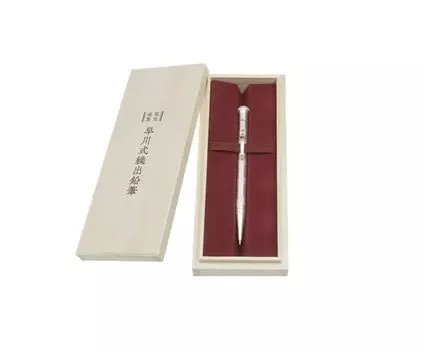 Карандаш механический Hayakawa Silver Special коробка paulownia перьевая ручка Platinum M-15000 #9 0,5 мм