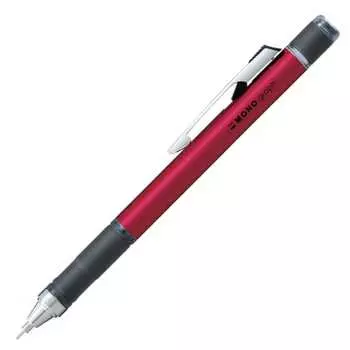 Карандаш механический Tombow Pencil MONO Monograph с резиновым держателем, блестящий розовый DPA-141E