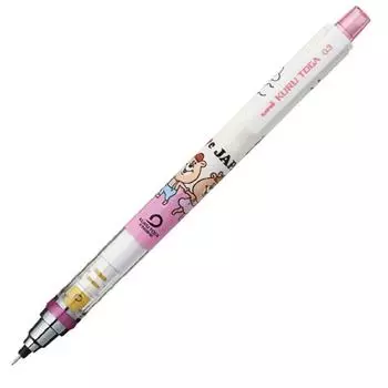 Карандаш Mitsubishi Kurtoga WC Limited Pattern 0,3 мм Bear Tan Pink M3650WC1P.KP