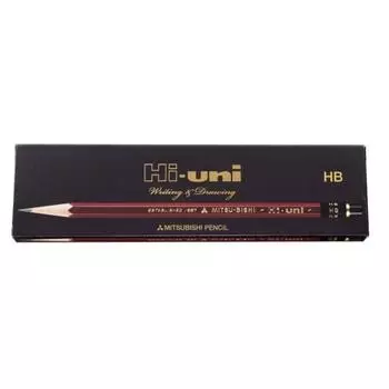Карандаш Mitsubishi Pencil High Uni K HB 1 дюжина бумажная коробка HUKHB