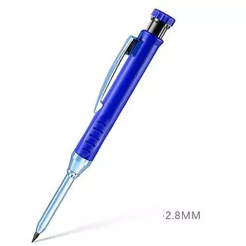 Карандаш плотника механический с точилкой для деревообработки и строительства Карандаш плотника с длинной головкой