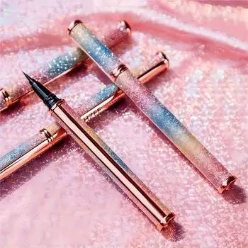 Карандаш-подводка для глаз «Звездное небо», 1 шт., устойчивый к размазыванию, долговечный, водостойкий, черный, коричневый цвет, подводка для глаз, макияж чёрный