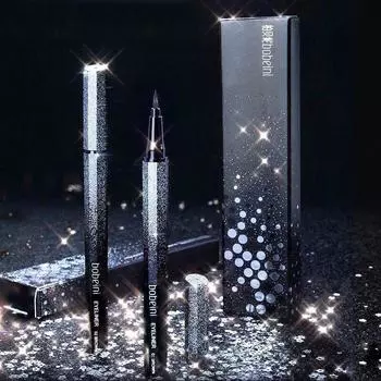 Карандаш-подводка для глаз «Звездное небо», черный, водостойкий, долговечная жидкая подводка для глаз, быстросохнущая подводка для глаз, карандаш для макияжа, косметика чёрный