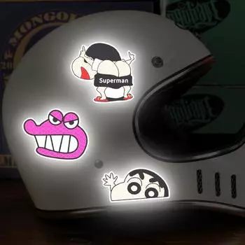 Карандаш Шин-Чан мультфильм милый автомобиль наклейка бампер автомобиля окна кузова украшения для грузовика мотоцикл шлем автомобиль аксессуары