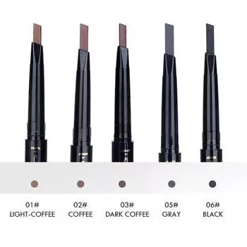 Карандаш тату водонепроницаемый для бровей чёрный