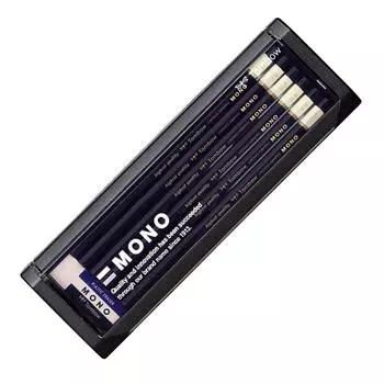 Карандаш Tombow High Quality Pencil 3B MONO Стандартный карандаш с ультратонкими частицами и ластиком MONO 1 дюжина (Высокий уровень ядра) Черчение/Рисунок MONO-3B