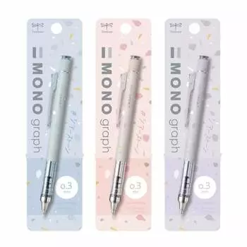 Карандаш Tombow Pencil MONO механический карандаш Monograph 0,3 мм с узором из прозрачных камней набор из 3 шт. DCD-332XAZ