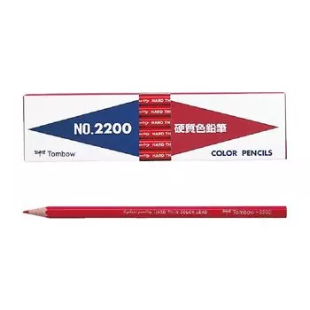 Карандаши цветные Tombow твердые красные 1 дюжина 2200-25