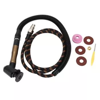 Карандашная шлифовальная машина 23500 об/мин, высокоскоростная, легкая, угловая пневматическая ручка для гравировки полиса