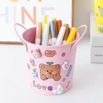 Карандашница Домашнее украшение Корзина для хранения всякой всячины Хранение столовых приборов Контейнер для ручек Подарки для студентов Настольный органайзер