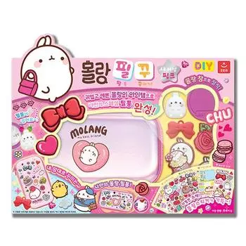 Карандашница Molang Sining, розовая корейская игрушка