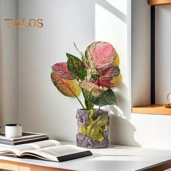 Карандашница в виде лягушки, уникальный забавный горшок для суккулентов, прочная конструкция, легко моется, многоцелевой держатель для ручек и кисточек, органайзер для стола A