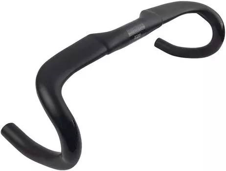 Карбоновая ручка для шоссейного велосипеда Аэродинамический руль Drop Bar Диаметр Drop Сверхлегкий аэродинамический руль для шоссейного велосипеда Интегрированная эргономика 79,4 мм 123,5 мм чёрный