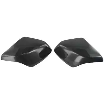 Карбоновый чехол для зеркала автомобиля, водонепроницаемый, стиль автомобиля, покрывает существующие царапины, модный внешний вид, черное украшение автомобиля CHINA