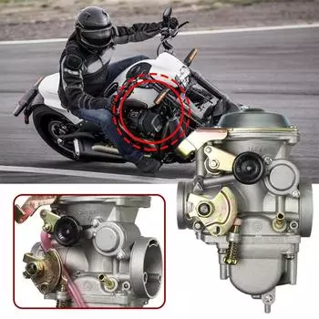 Карбюратор мотоцикла карбюратор для Suzuki GN250 GN300 Dr250 для Yamaha Sr250 Roketa JS400-7 JINGKE Brand HS400 300CC-400CC