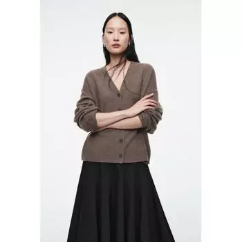 Кардиган COS Japan 100 из кашемира Braun/XS
