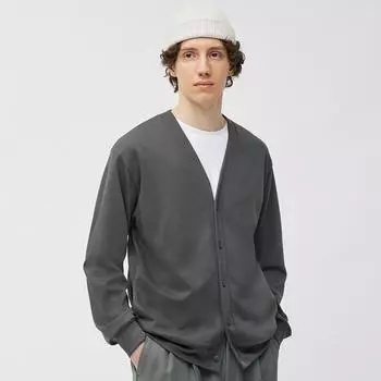 Кардиган GU by Uniqlo Dry Punch с длинными рукавами
