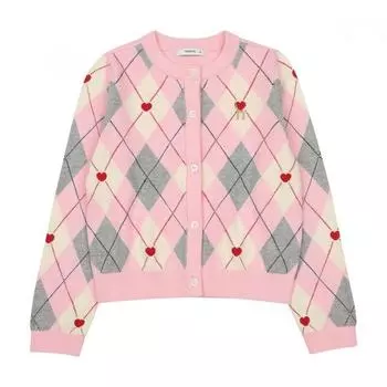 Кардиган Hedge Kids Argyle Huf12kc51m Pk 100