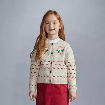 Кардиган Hedges Kids с вышитыми цветами Huf12kc52m Ot 140