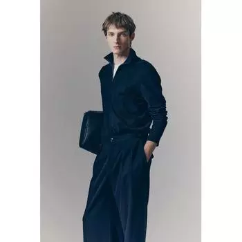 Кардиган HM slimM Fit на молнии, черный XS