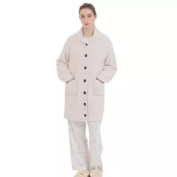 Кардиган Mall Knit Ribbon Ivory [Narue] Халат/Платье Женский слоновая кость