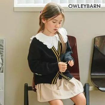 Кардиган Olivean Flower Smile черного цвета Black/110