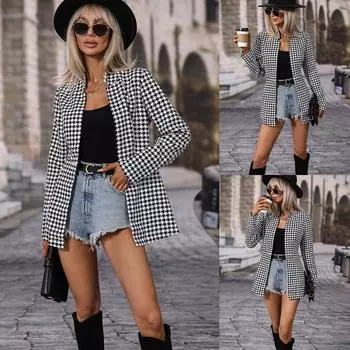 Кардиган с длинными рукавами, куртка средней длины S