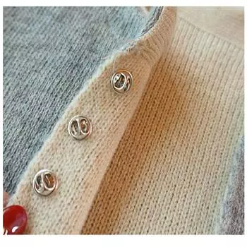 Зажим для одежды Кардиган Шаль Вырез Клинч Брошь своими руками Индивидуальная цветная брошь Одежда Элегантная 1.2cm белый