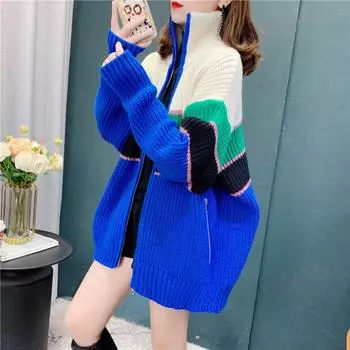 Кардиган, свитер, свободный дизайн, свитер, женский кардиган, весенняя одежда 2022, универсальный свободный свитер, женское пальто