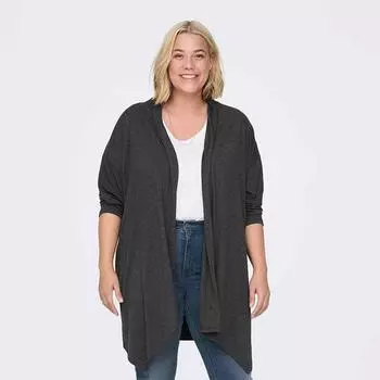 Кардиган тонкой вязки с рукавом 3/4 с эффектом шали ТОЛЬКО для женщин CARMAKOMA