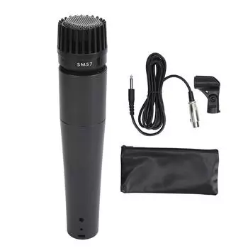 Кардиоидный динамический вокальный микрофон, высокочувствительный ручной проводной караоке-микрофон для выступления на сцене