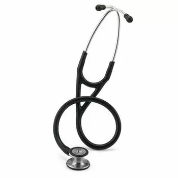 Кардиологический стетоскоп 6151 с трубкой и головкой черного цвета 3M™ Littmann® IV™ Высокочувствительный Два в одном Взрослый/Педиатрический (Серебро/нержавеющая сталь), чёрный