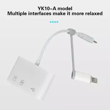 Кардридер типа C, считыватель карт памяти SD Tf, адаптер USB C OTG, высокоскоростной передатчик данных для Macbook, Huawei, Samsung, Xiaomi чёрный