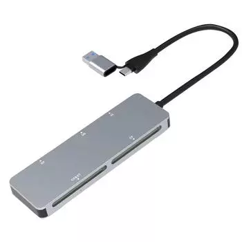 Кардридеры «все в одном» 5 в 1 Type-C и USB A Устройство чтения карт CFast+XD+CF+SD+TF Durable d
