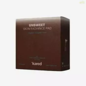 KARED Unsweetened Ratinal Skin Radiance Pads 15 pieces (1 pack)