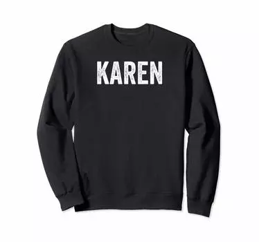 KAREN Matching MANAGER Смешной костюм для пар на Хэллоуин, толстовка