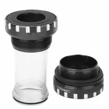 Каретка BB Bottom ZTTO Alloy Bike BB109 Ceramics Integrated Bearing Thread Каретка Аксессуары для велосипеда Каретка BB Ceramic, Screw-in (черный) чёрный