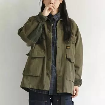 Карго джинсовая куртка женская мужская весенняя одежда Harajuku джинсовое пальто модная повседневная рабочая одежда S зелёный