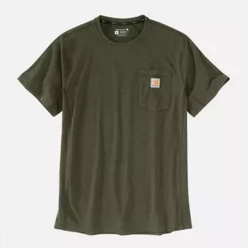 CARHARTT 104616 Футболка с короткими рукавами Force Pocket BASIL HEATHER 93670 93670