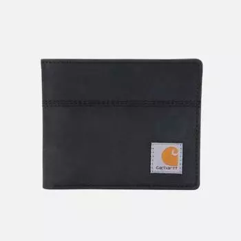 КАРХАРТТ (B0000207) Кожаный кошелек Saddle Bifold ЧЕРНЫЙ 94673-94673