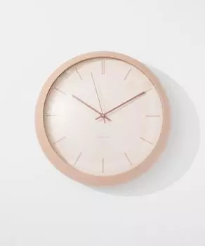 KARLSSON Wall Clock Nirvana Globe Sand Brown Diameter 400mm [Used]