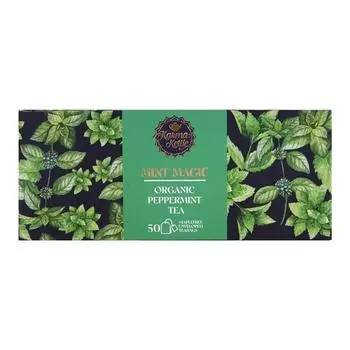 Karma Kettle Organic Mint Magic - травяной чай с перечной и колосистой мятой - 50 чайных пакетиков