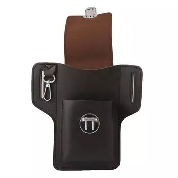 Карман для мобильного телефона, мужской кожаный чехол для мобильного телефона, можно повесить ключи и носить на ремне, специальные высококачественные сумки большой емкости One Size коричневый