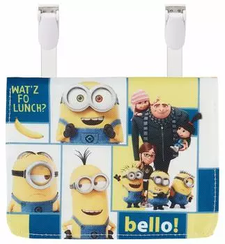 Карман для скейтера с держателем для салфеток, карманный мешочек с изображением миньонов Боба и его друзей, высота 11 x ширина 14 x глубина 3 см ODKP1