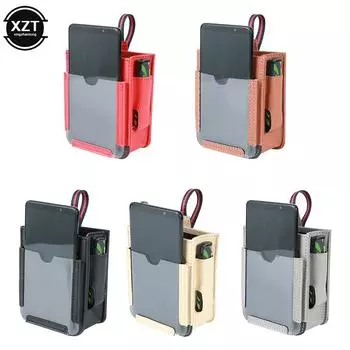 Карман для воздуховода автомобиля, многофункциональная сумка для хранения сотового телефона, органайзер из микрофибры и кожи, аксессуары для салона автомобиля коричневый