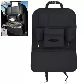 Карман на спинке сиденья для хранения бумажных салфеток в автомобиле. Многофункциональное использование, хранение, в комплекте, организованный, водонепроницаемый,